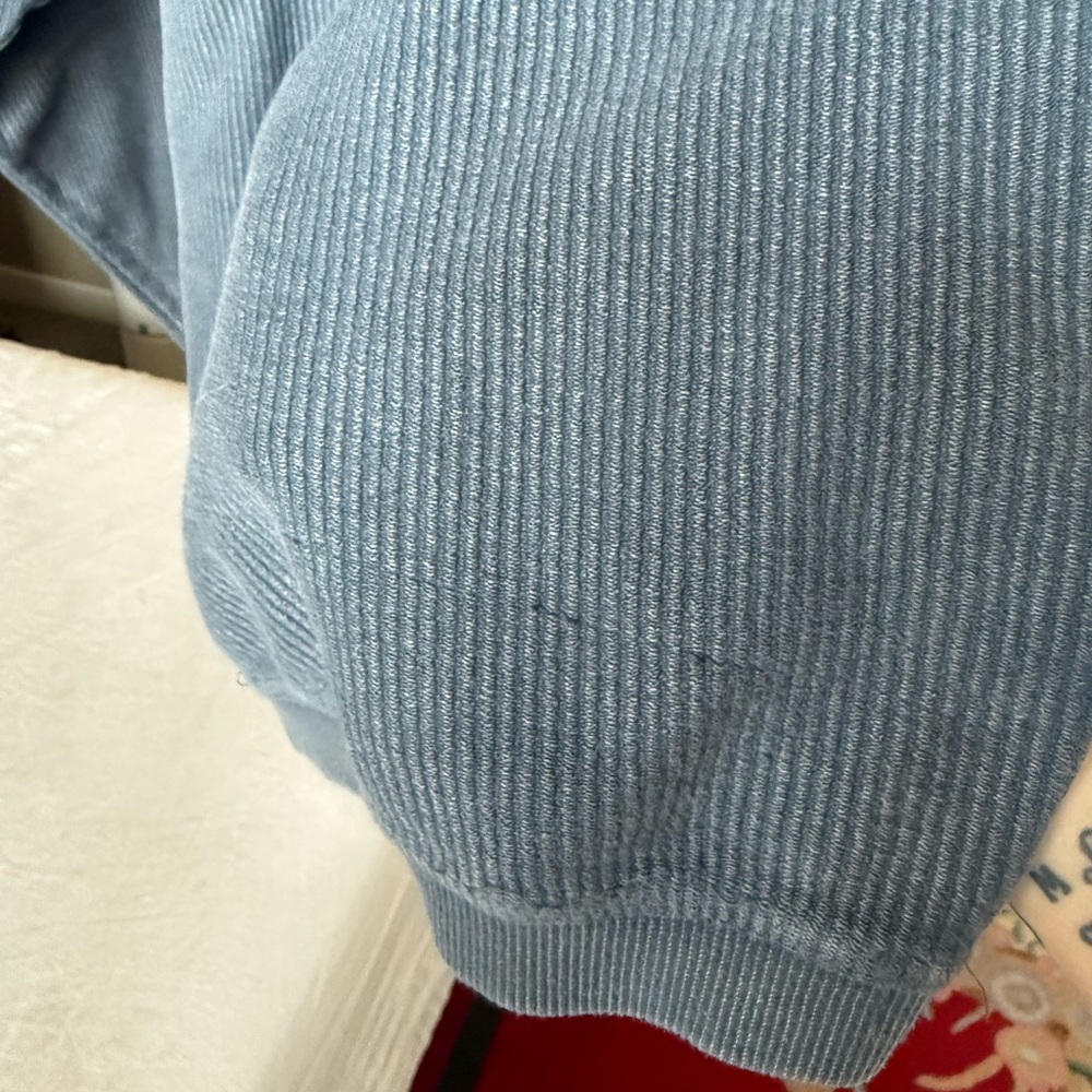 Nantucket Corded Grey Sweatshirt Sweater - Picture 5 of 5